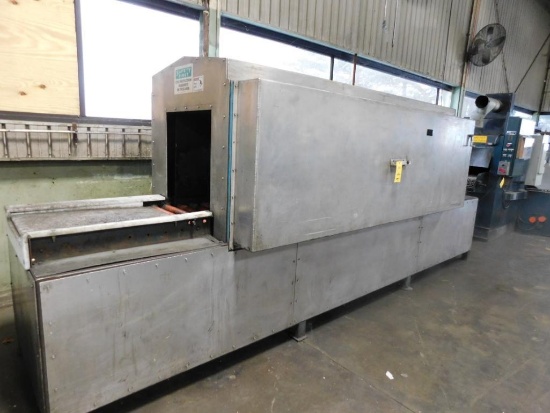 Roller Conveyor Blow-off Machine, 24 in. Conveyor, 24 in. Wide x 26 in. High Opening