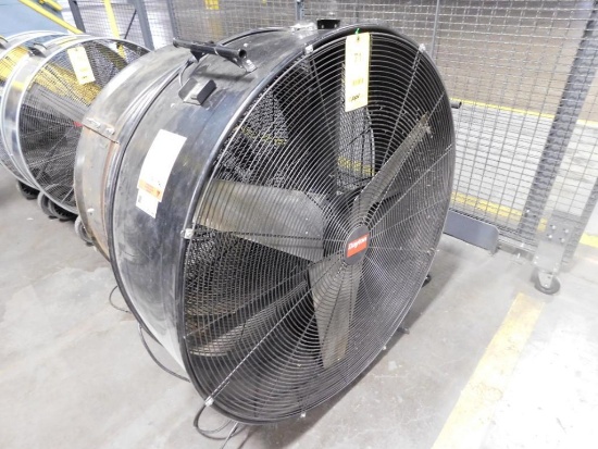 LOT: (2) 42 in. x 36 in. Drum Fans