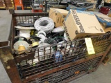 LOT: Wire Basket with Contents of Assorted Wire
