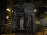 LOT: BCP 8-Wheel Shot Blast Machine Model A4-6798, S/N 1729 (1996), Mesh Belt Conveyor, 34 in. x 22
