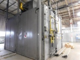 International Thermal Systems 15 ft. (est.) Dual-Chamber Gas Fired Drive-In Box Furnace, S/N 5163,