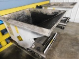 1/2 cu. yd. Rolling Self Dumping Chip Hopper (empty)