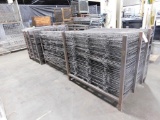 LOT: (3) Material Racks with Contents of Large Quantity of Wire Lids for Baskets