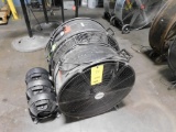 LOT: (2) 24 in. Drum Fans & Assorted Small Fans