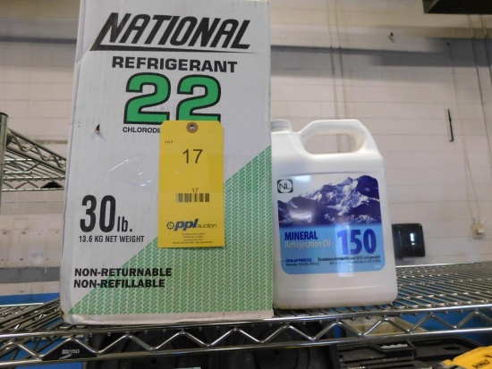 30 lb. Tank of R22 Refrigerant