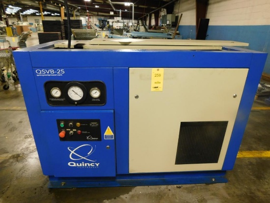 Quincy Model QSVB-25 Vacuum Pump (19,670 hours)