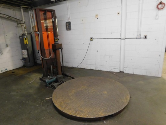 PS&D Rotary Pallet Stretch Wrapper Model ELPS, S/N 3527