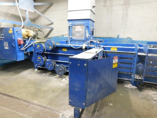 Balemaster Auto-Tie Horizontal Baler Model 4125G-6, S/N B0202-02-3084516