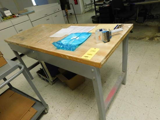 30 in. x 72 in. Maple Top Work Bench