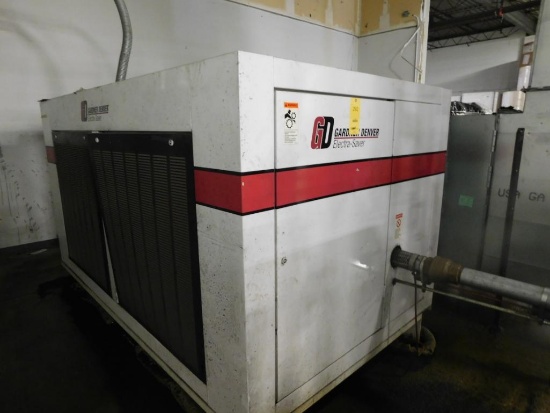 Gardner Denver 100 HP (est.) Rotary Air Compressor Model EAQ99Q05, S/N 5258597 (40,163 hours)