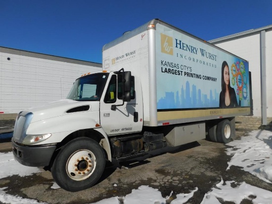 2007 International 4300 24 ft. Box Truck, VIN 1HTMMAAL27H489679, DT466 Diesel, Automatic