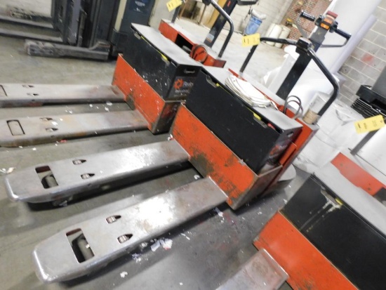 Prime Mover 6500 lb. Stand-on Electric Pallet Truck (may need 24 volt battery)