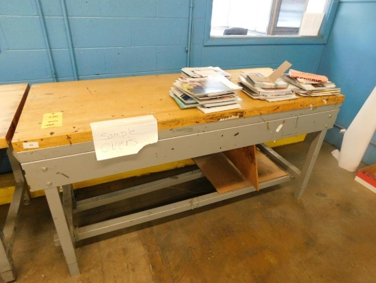 30 in. x 72 in. Maple Top Work Bench