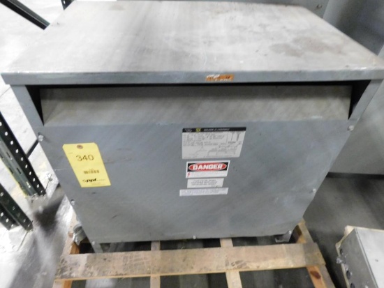 Square D 75 KVA Transformer & Panel Box