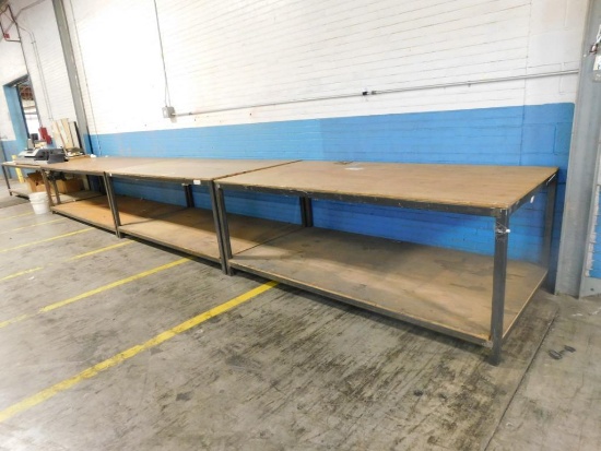 LOT: (9) 4 ft. x 8 ft. Assembly Tables