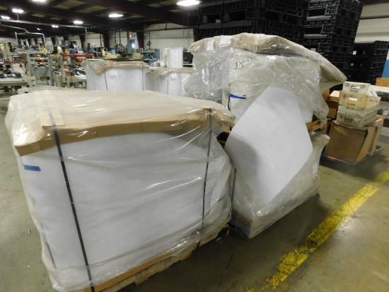 LOT: Assorted Width Shrink Film on (2) Pallets