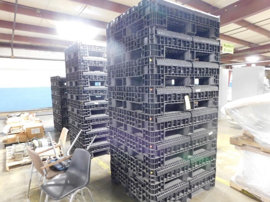 LOT: Approx. (22) Collapsible Plastic Totes