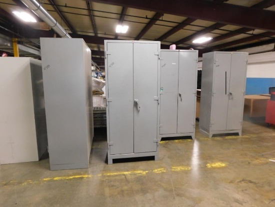 LOT: (5) Lyons Heavy Duty Lockable Steel Storage Cabinets