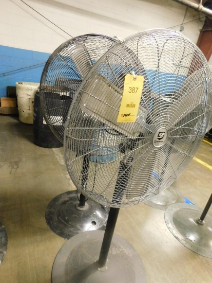 LOT: (2) Pedestal Fans