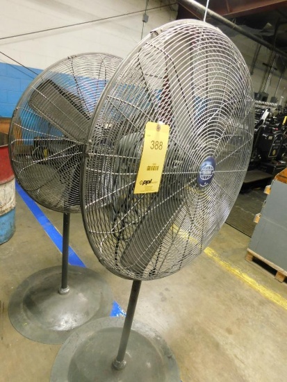 LOT: (2) Pedestal Fans