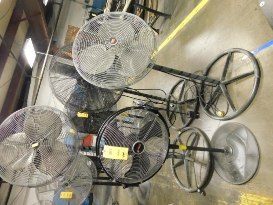 LOT: (4) Pedestal Fans