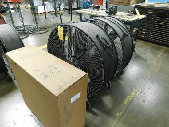 LOT: (3) Drum Fans