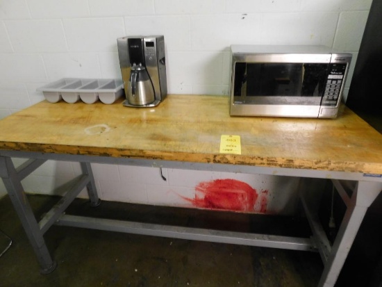 30 in. x 72 in. Maple Top Work Bench