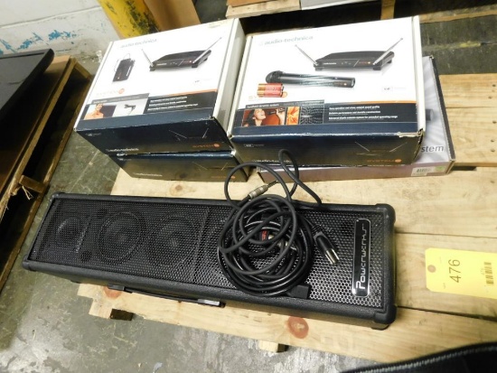 LOT: Wireless Microphone Systems & Power Works Speaker System