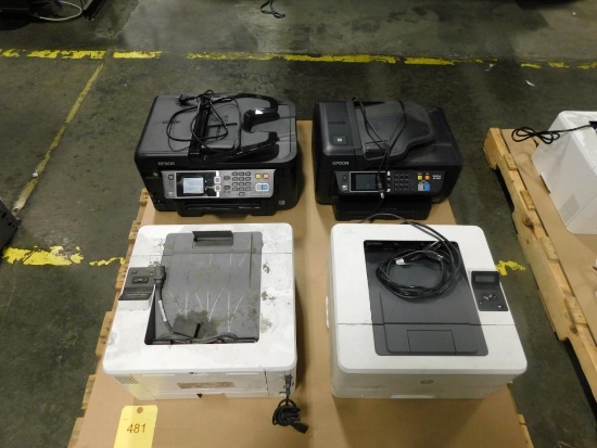 LOT: (2) Epson & (2) HP Printers