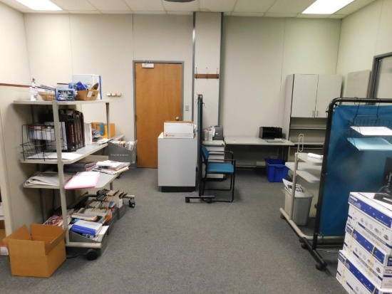 LOT: (6) Assorted Cubicle Work Stations & Office Chairs (furniture only)
