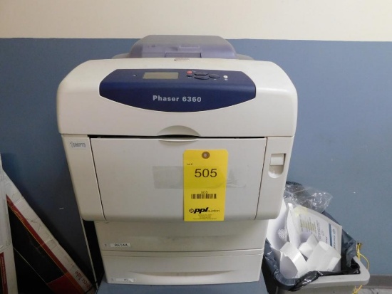 LOT: (1) Phaser 6360 & (1) HP 400 Printers