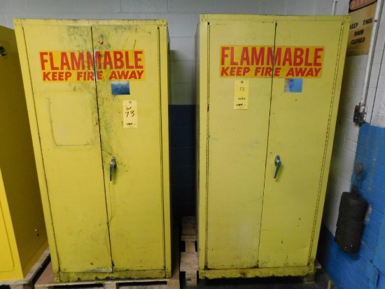 LOT: (2) Flammable Liquid Storage Cabinets