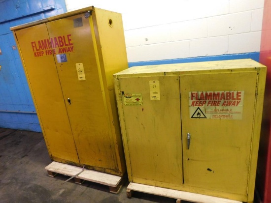 LOT: (2) Flammable Liquid Storage Cabinets