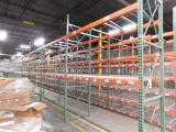 LOT: (14) Sections Multi-Tier Pallet Rack, 8 ft. Wide x 12 ft. High x 42 in. Deep, Most with Wire