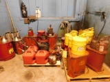 LOT: Oily Rag Cans & Fuel Cans