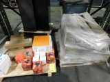 LOT: Assorted Machinery, Electrical Parts & Safety Supplies on (9) Pallets