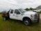 2014 Ford F-350 Super Duty 4x4 Crew Cab Flatbed Truck, VIN 1FD8W3H68EEB77252, 9-1/2 ft. Flatbed with