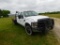 2008 Ford F-350 XL Super Duty 4x4 Crew Cab Flatbed Truck, VIN 1FBWW37R88ED93125, 9' Flatbed with