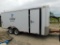 2013 Fabrique Load Runner 18 ft. Tandem-Axle Enclosed Trailer, VIN 4RACS1H27DC036711, with Rear Ramp