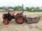 Kubota Tractor, 3-Cylinder Diesel Engine, 3-Point Hitch with PTO, 60 in. Rear Mower Deck, 620 hours