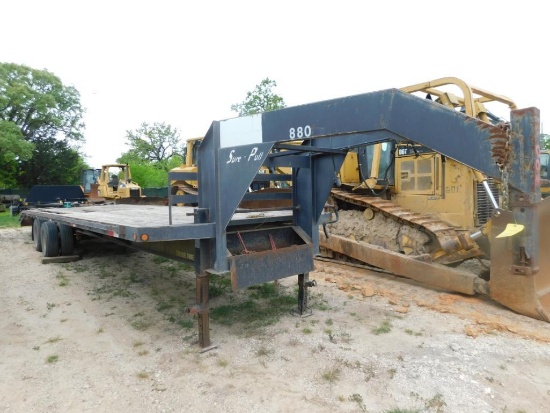 2010 Jennings Sure-Pull Tandem-Axle Gooseneck Trailer, VIN 1J9DG3221AJ143035, 32 ft. x 101 in. Wide,