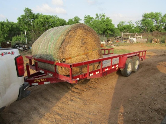 Big Tex Tadem Axle Trailer, 14IP, 20 ft. x 7ft. Bed, VIN 16VPX20223F20, #97