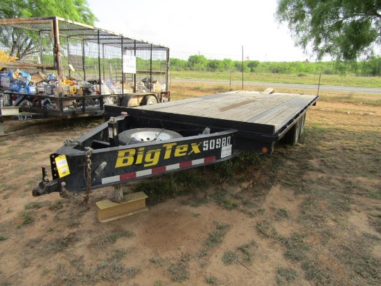 Big Tex Tadem Axle Trailer, 20 ft. x 8 ft. Bed, 140A, #50980<br />