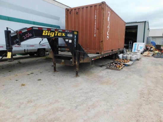 2014 Big Tex Spread-Axle Gooseneck Trailer, VIN 16VGX2527E6638867, 30 ft. x 102 in. Wide, 5 ft.
