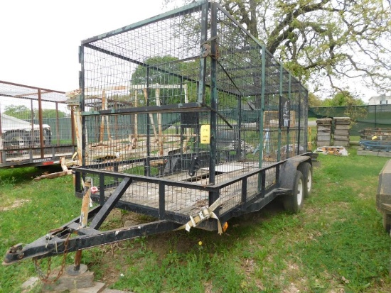 2011 16 ft. Tandem-Axle Trash Trailer, VIN 5J2US16252E000331