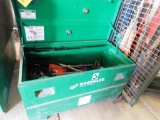 LOT: Greenlee Job Box, with Contents of Assorted Hydraulic Hose