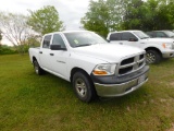 2012 Dodge Ram 1500 4x4 Crew Cab Pick-up Truck, VIN 1C6RD7KP0CS247372, 5-1/2 ft. Bed, 4.7 Liter V8