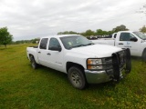 2012 Chevrolet Silverado 1500 4x4 Crew Cab Pick-up Truck, VIN 3GCPKREA0CG270666, 5-1/2 ft. Bed, 4.8