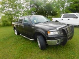 2007 Ford F-150 Lariat 4x4 Crew Cab Pick-up Truck, VIN N/A, 5-1/2 ft. Bed, 5.4 Liter Triton Gasoline
