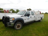 2011 Ford F-550 Super Duty Crew Cab Mechanics Truck, VIN 1FD0W5GT8BEA94366, 12 ft. Utility Bed, Gas